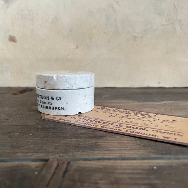 Antique James Robertson & co Chemist Pot