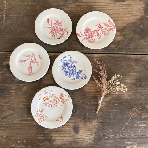 A Collection of Victorian Transferware Child Plates