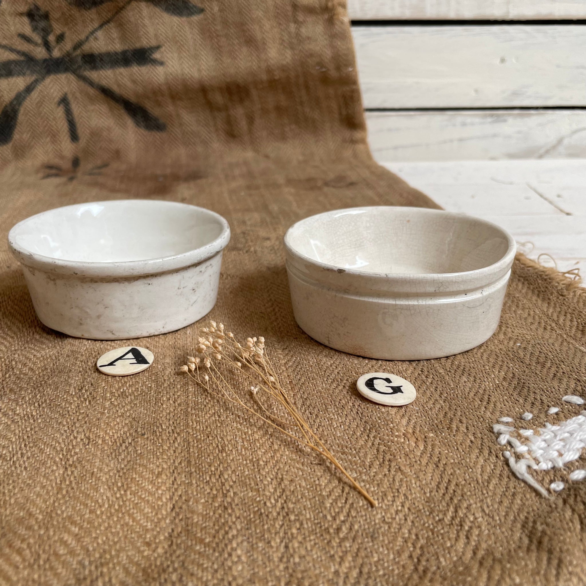 Plain Victorian Ceramic Dishes