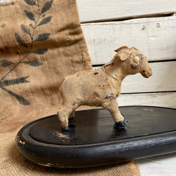 Antique Worn Wind-Up Sheep