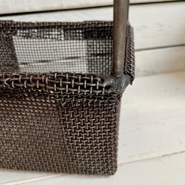 Original Vintage Metal Basket