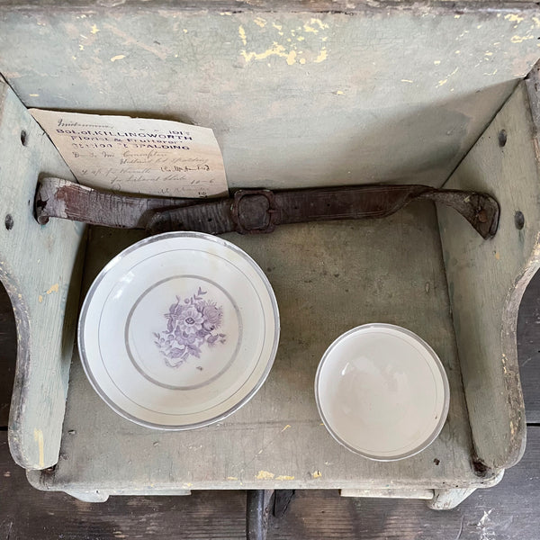 Pretty Antique Bowl/Cup & Plate