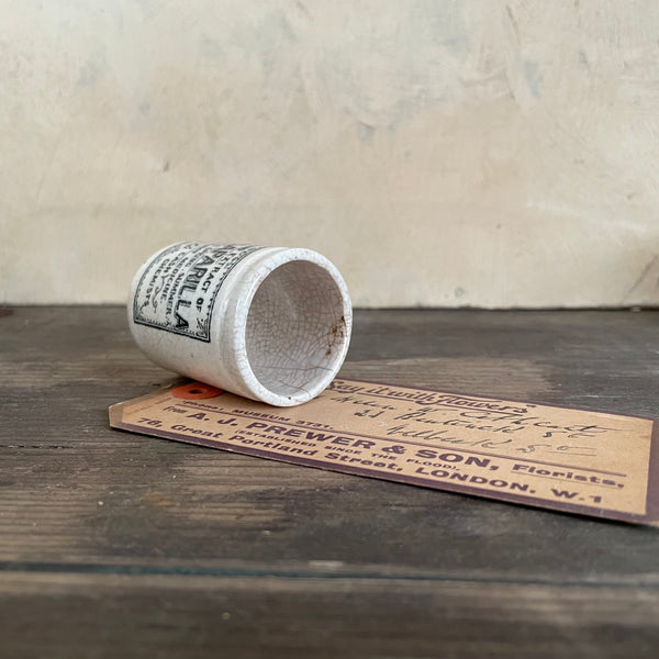 Antique Sarsaparilla Boots Pot