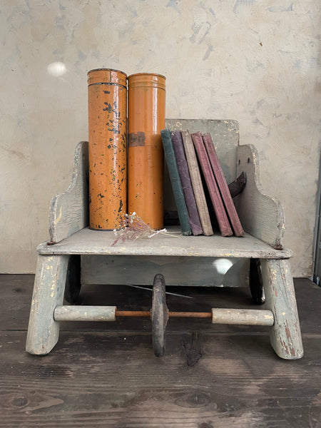 Two Vintage Yellow Tall Tins