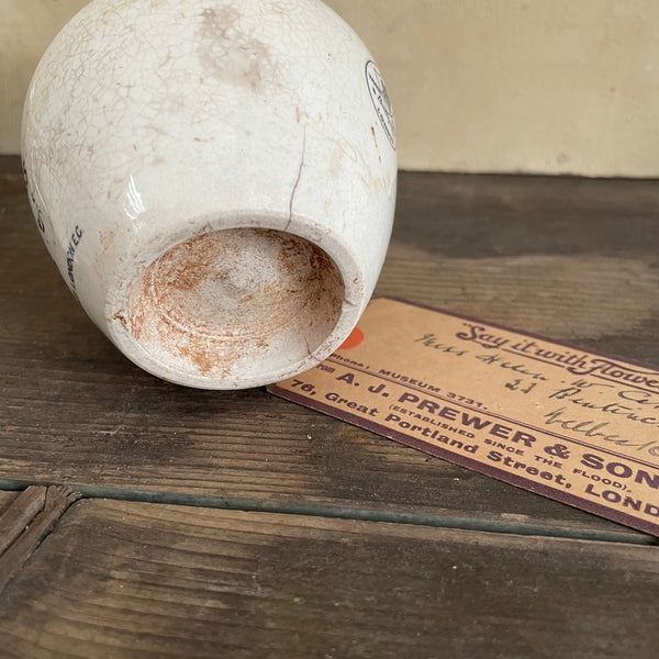Antique Advertising Batty & Co Pot