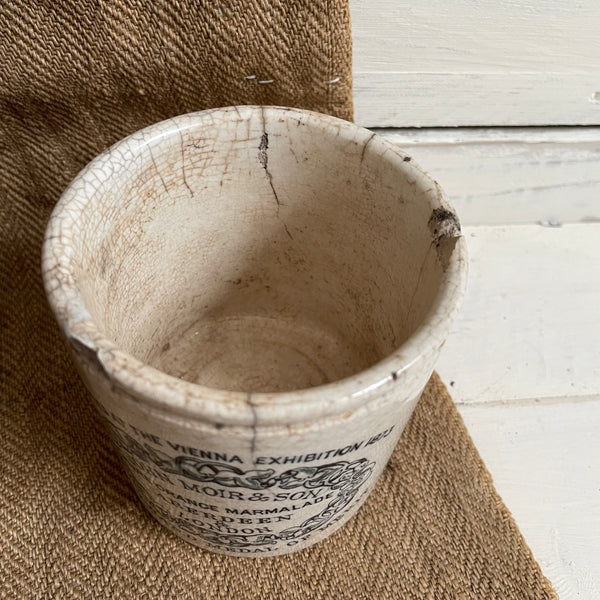 Rare John Moir & Son Pure Orange Marmalade Pot