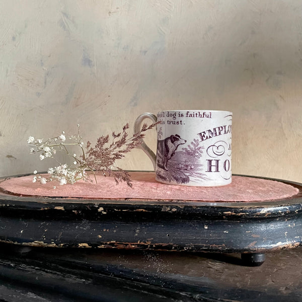 Antique Staffordshire 1840s Mug