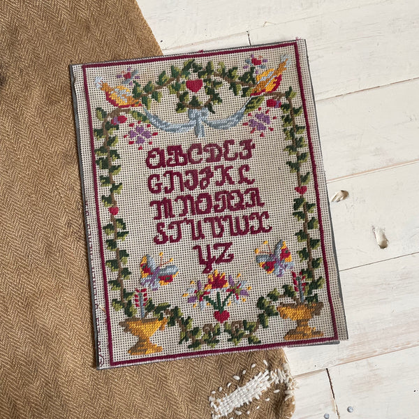 Vintage Alphabet Cross Stitch