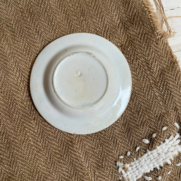 1840s Motto Plate -  Value of Money