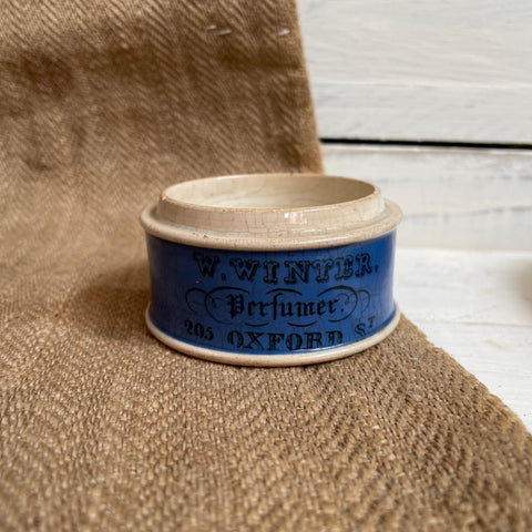 Antique Crazed W.Winter Perfumer Oxford Chemist Pot