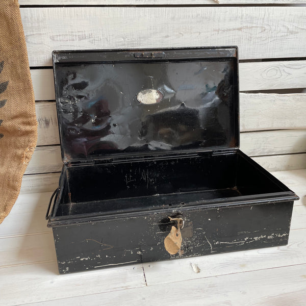 Antique Dorothy Hopkins Deed Box with Keys