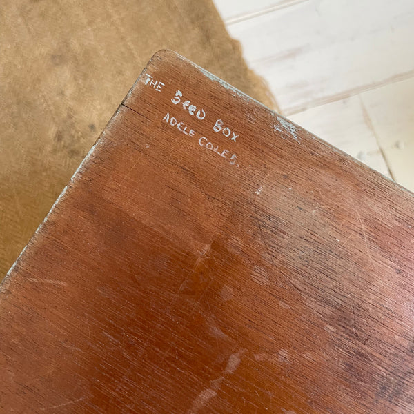 Vintage Seed Wooden Box