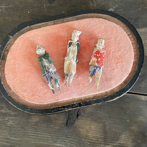 Antique Wooden Figure Pirates