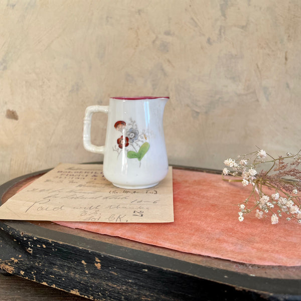 Antique Christmas Robin Jug