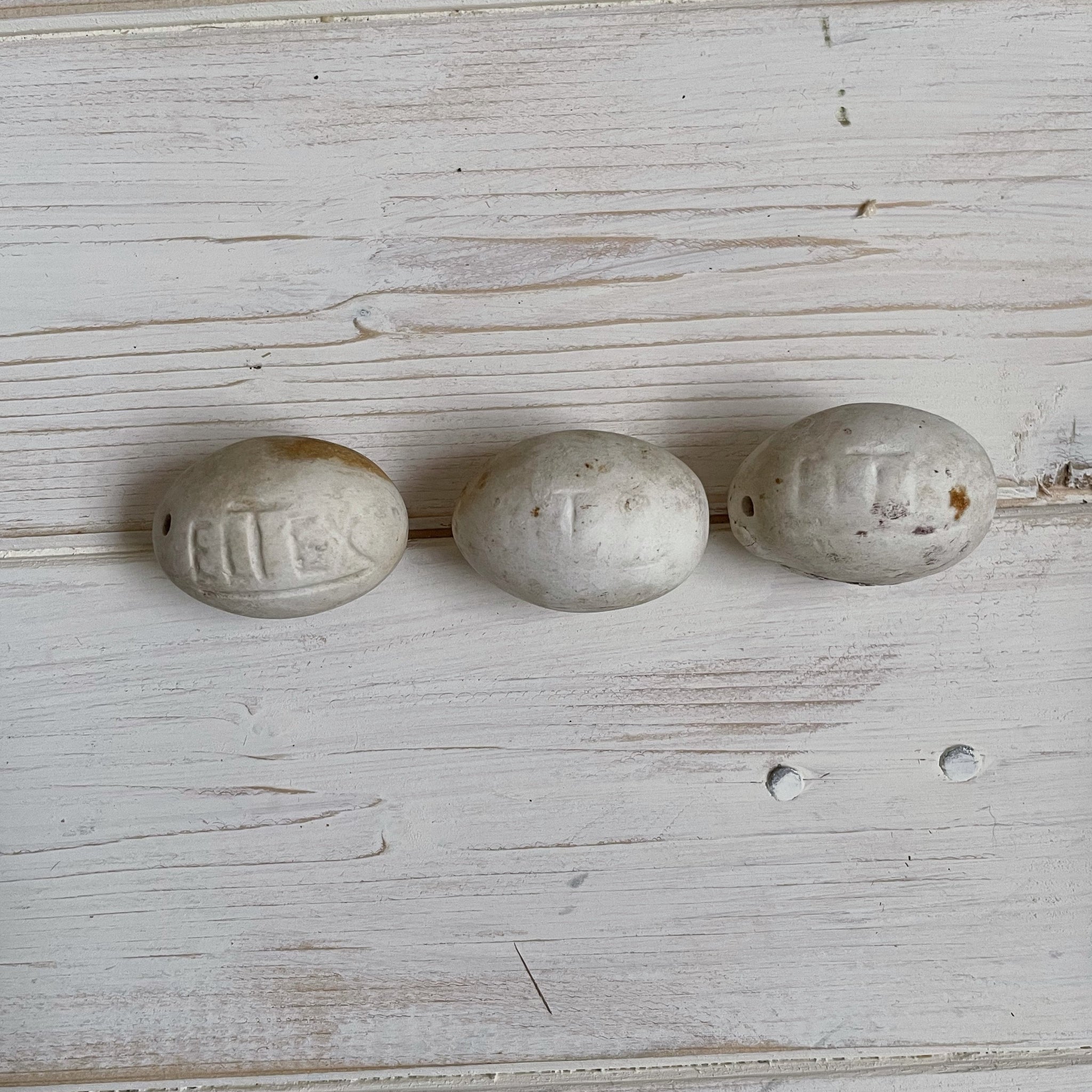 RARE Eltex Ceramic Eggs