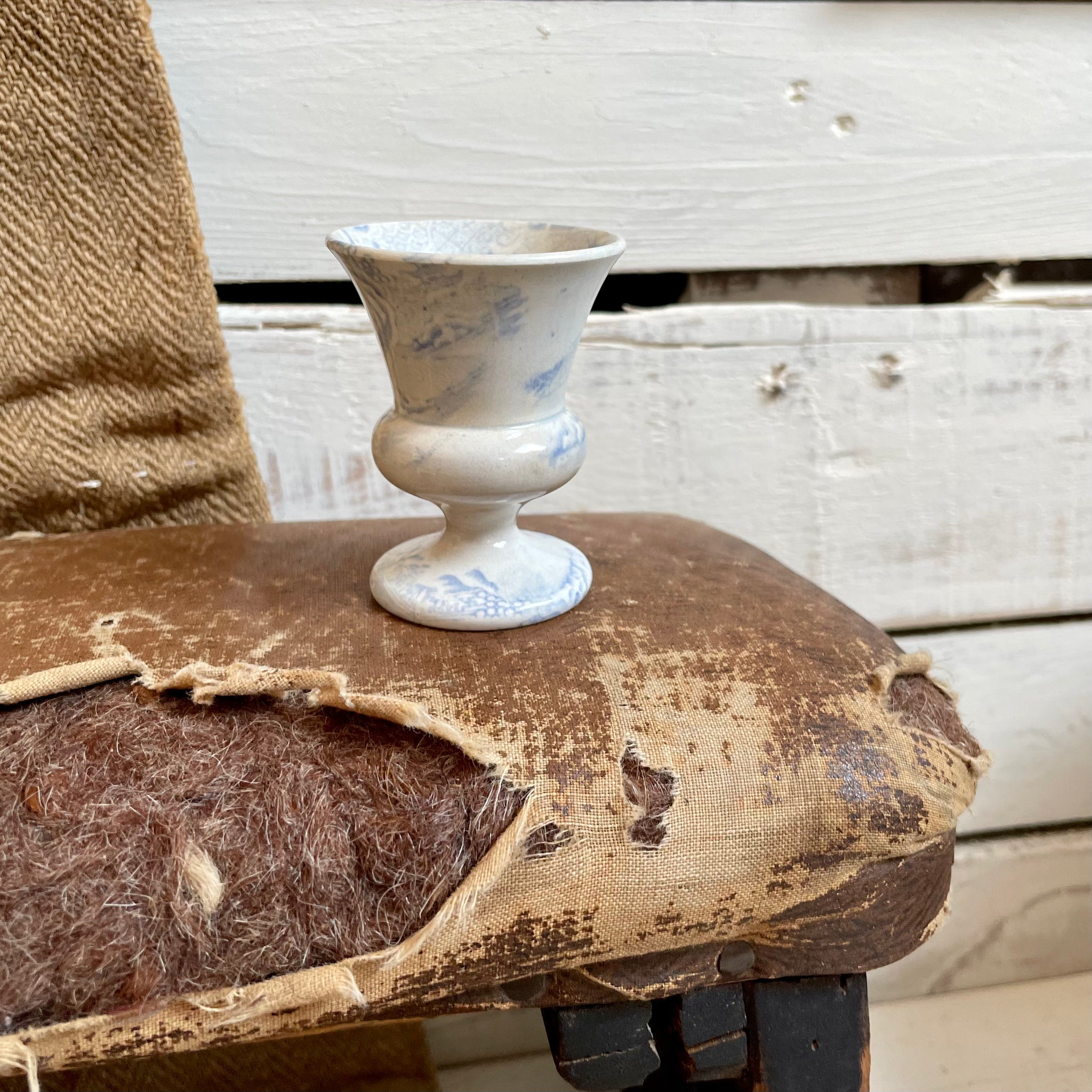 Antique Transfer Egg Cup