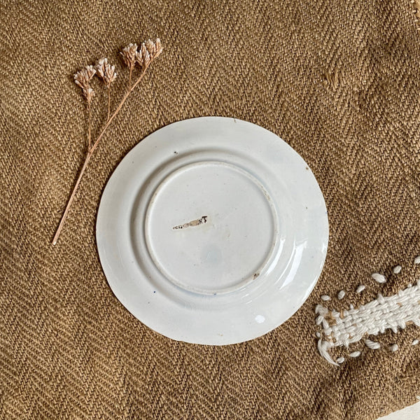 RARE Victorian Staffordshire 'A Present For My Dear Boy' Plate