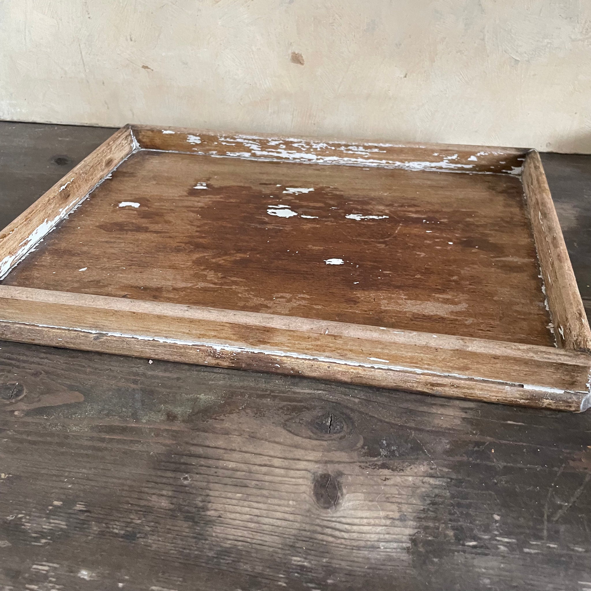Antique Wooden Chippy Tray