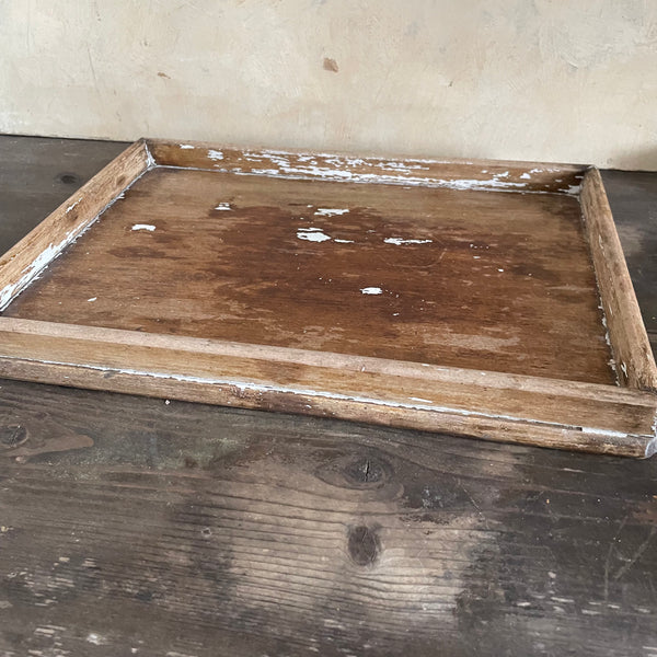 Antique Wooden Chippy Tray