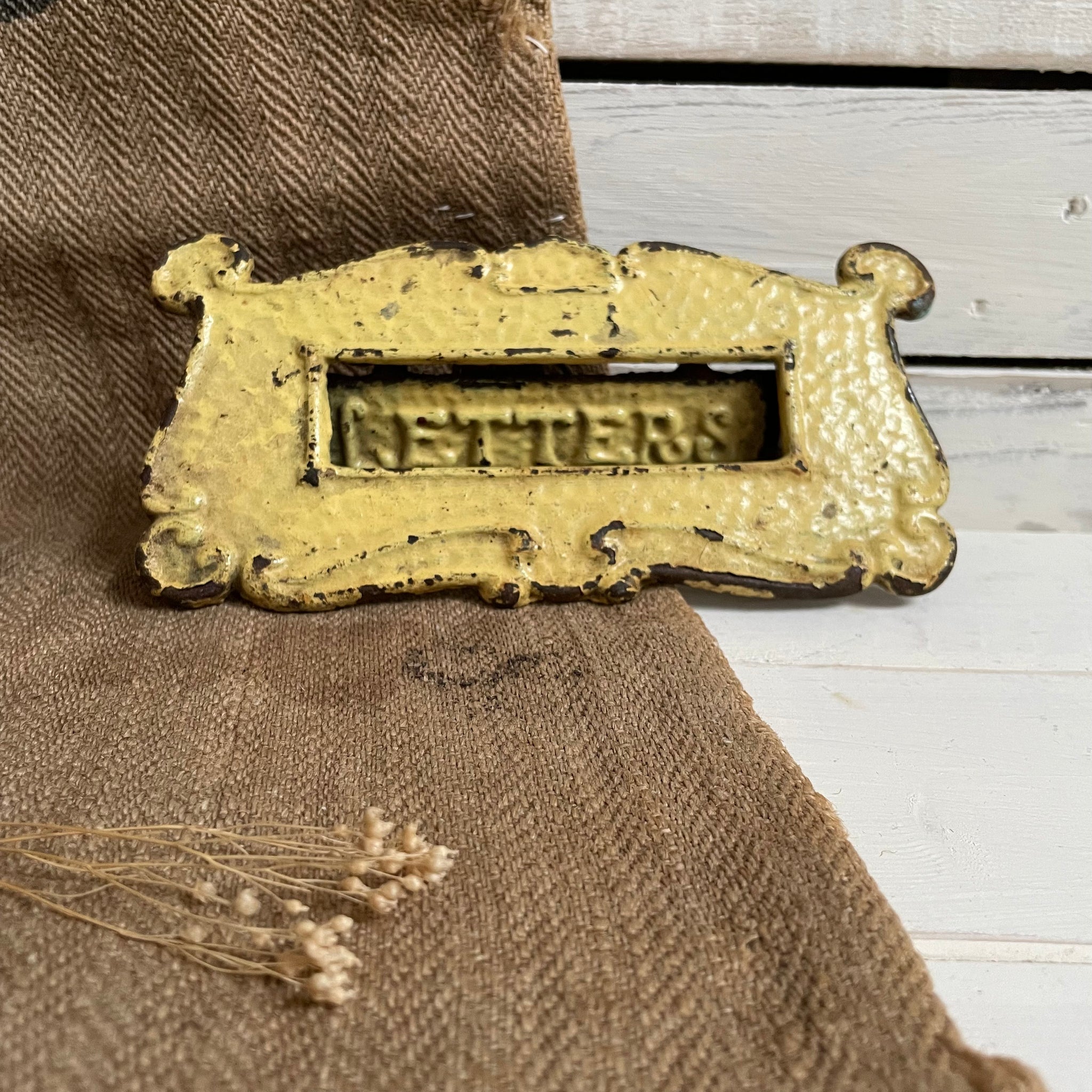 Antique Letter Box Plate