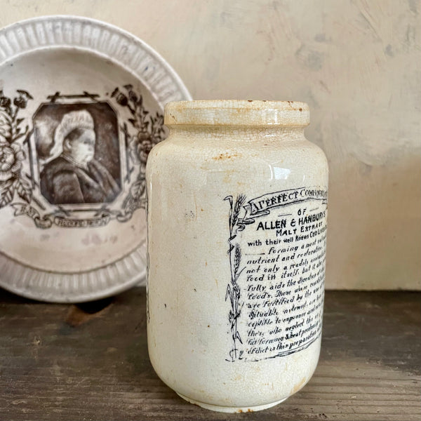 Antique Bynol Malt & Oil Pot