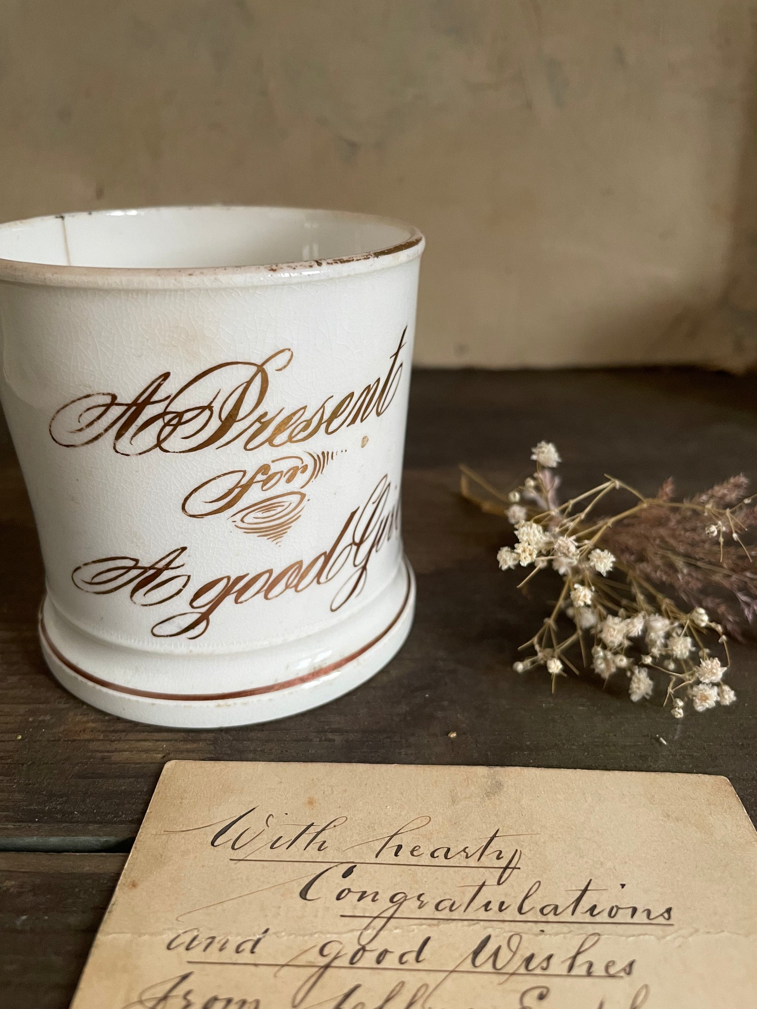 Victorian 'A Present For A Good Girl' Mug