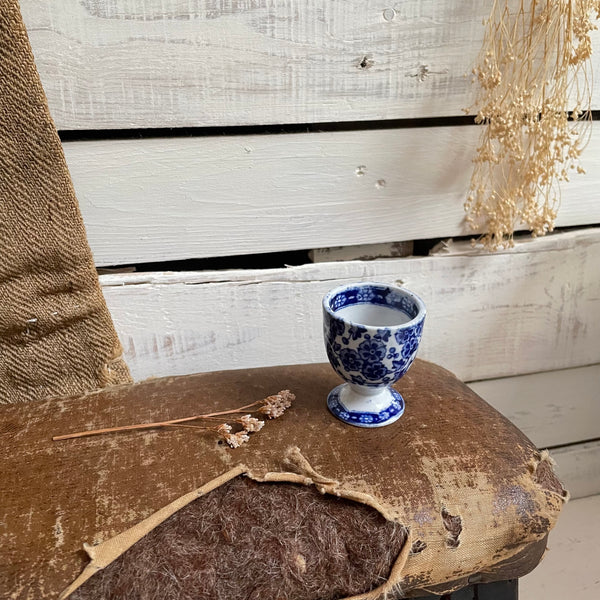 Antique Transfer Egg Cup