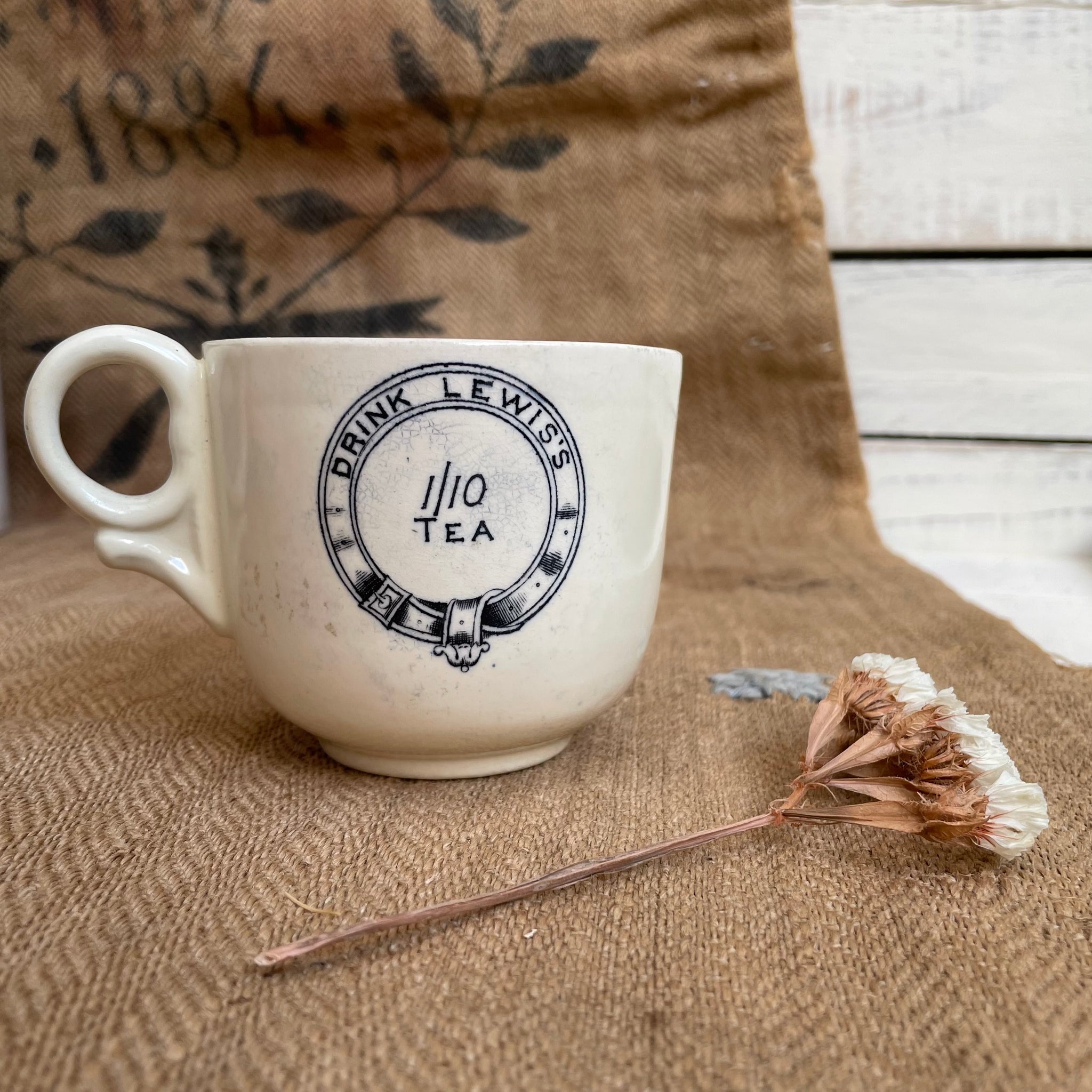 Antique RARE Lewis's Tea Cup