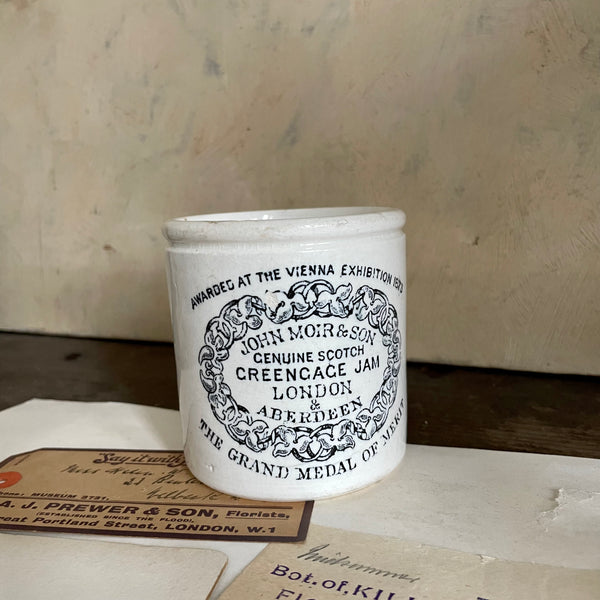 Rare John Moir Greengage Jam Pot