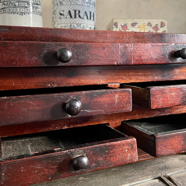 Antique Apprentice Drawers