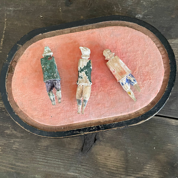 Antique Wooden Figure Pirates