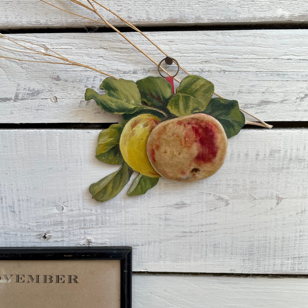 Vintage Peach Velvet Pin Cushion