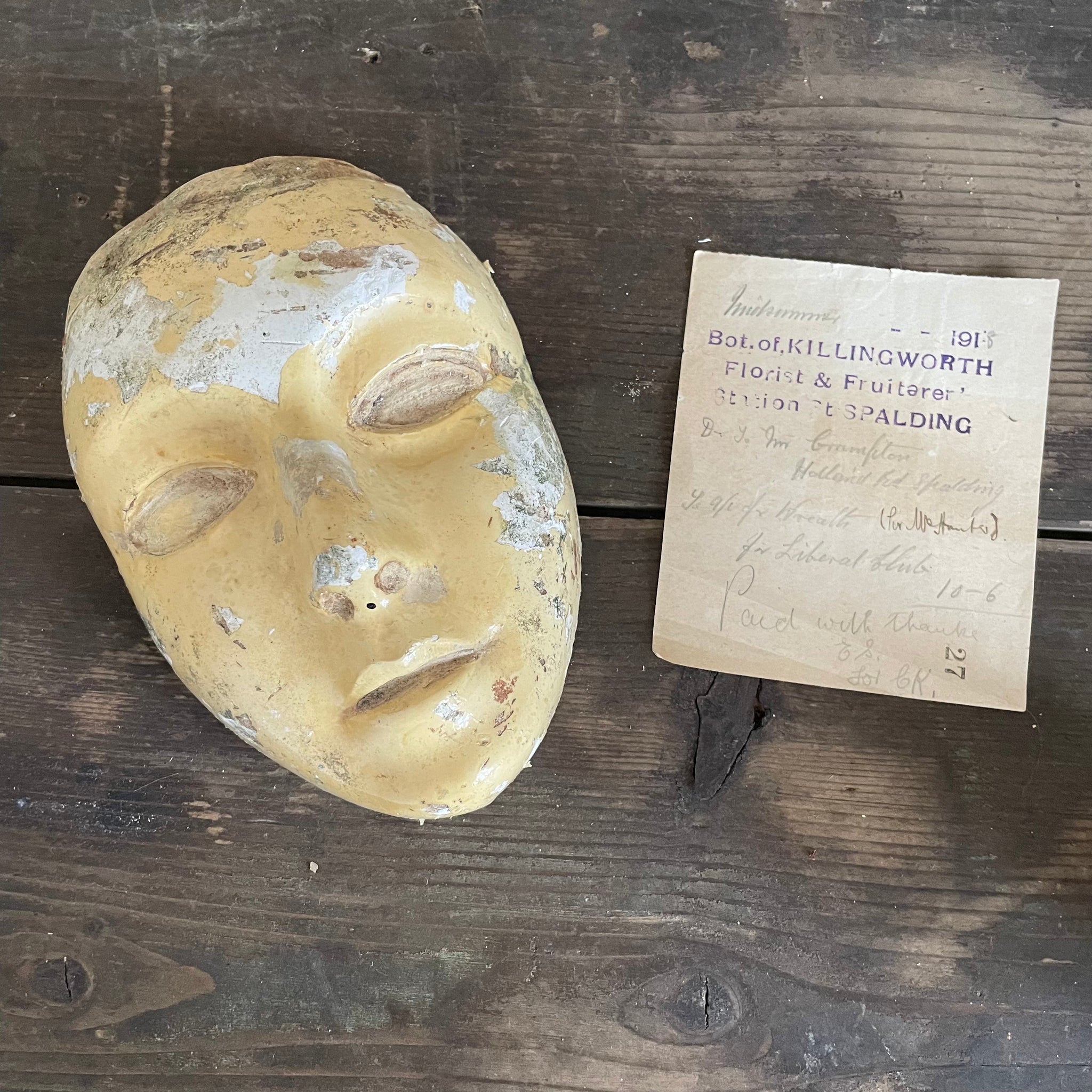 Unusual Plaster Face