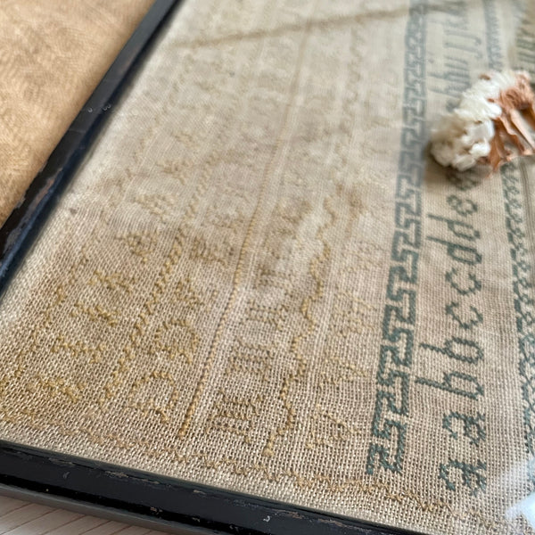 Victorian Cross Stitch Sampler 1834