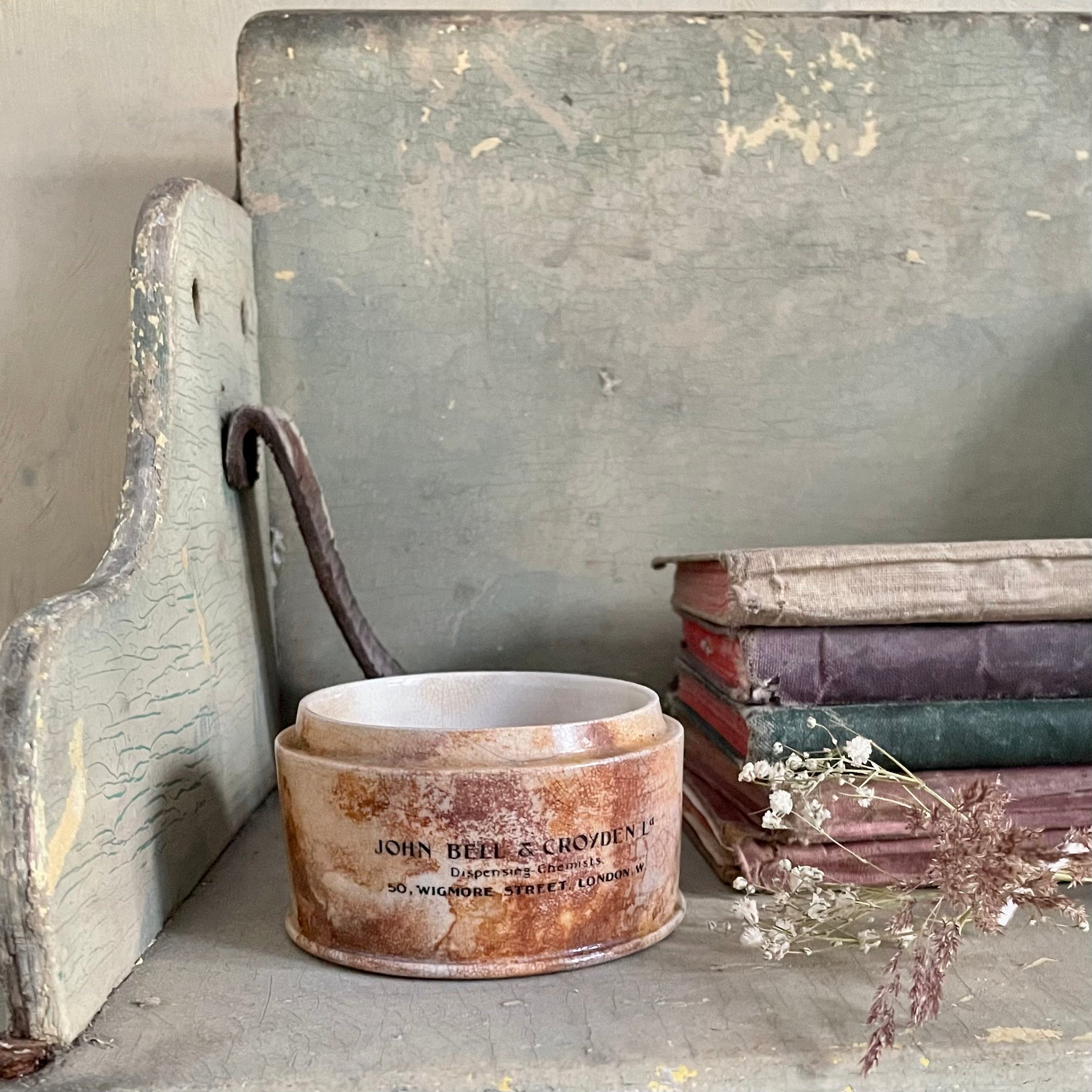 Antique Stained John Bell & Croyden Ld Chemist Pot