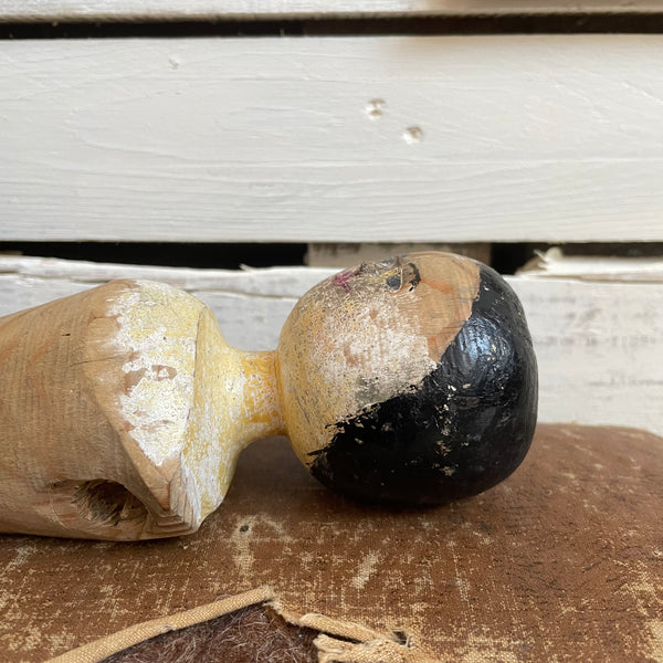 Antique Grodnertal Peg Doll