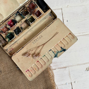 Vintage Reeves Paint Palette