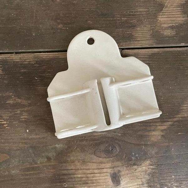Antique Ceramic Tooth Brush Holder