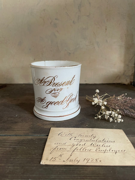 Victorian 'A Present For A Good Girl' Mug