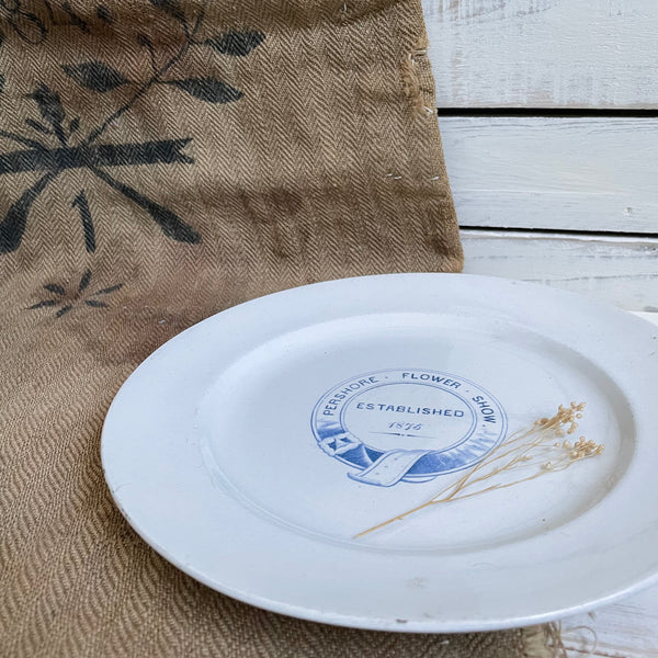 Antique Flower Show 1875 Plate