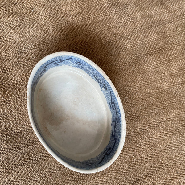 Antique Blue Dish