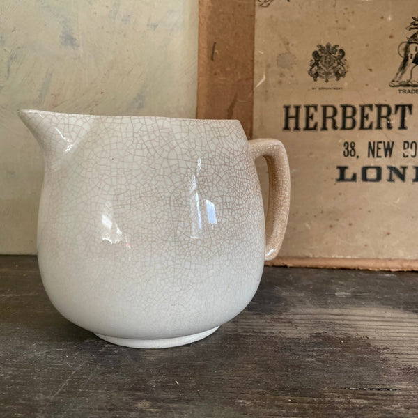 Vintage Crazed White Jug