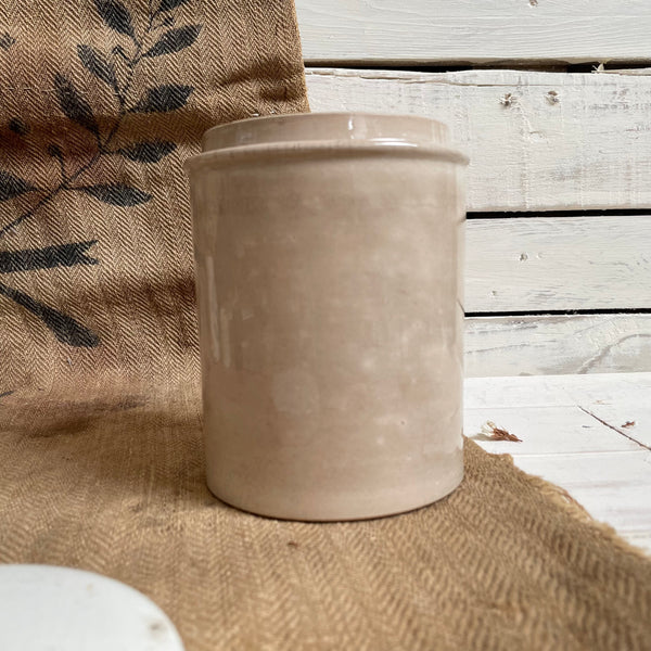 Antique Chemist Jar With Lid