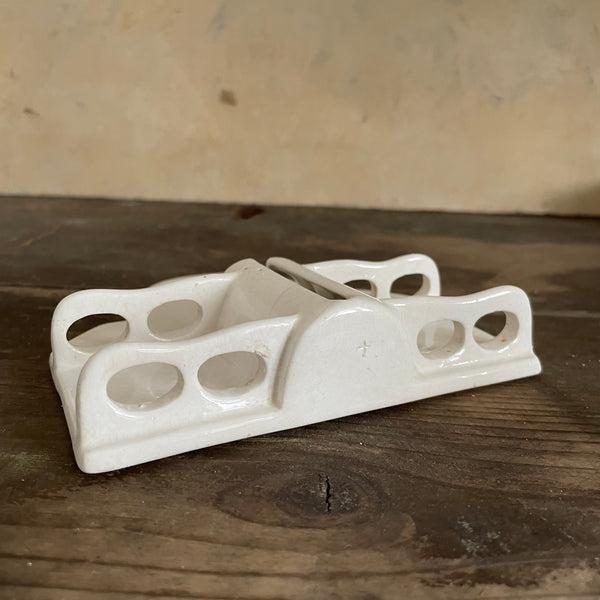 Antique Ceramic Tooth Brush Holder