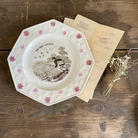 Antique Childs Staffordshire Plate