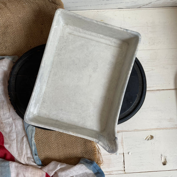 Antique Ceramic Ensign Developing Tray