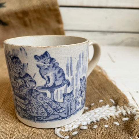 Victorian Blue Kitten Childs Cup