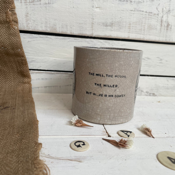 Antique Transfer Donkey Mug