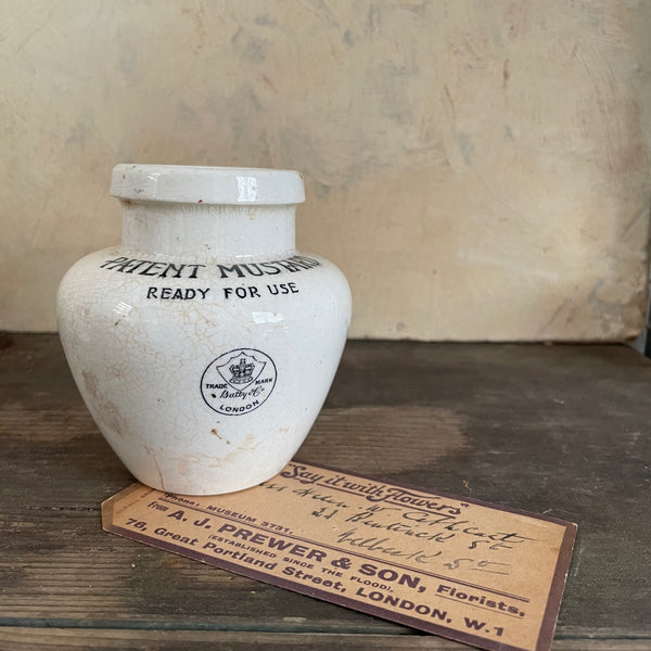 Antique Advertising Batty & Co Pot
