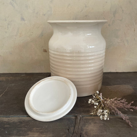 Antique Large Band Storage Jar